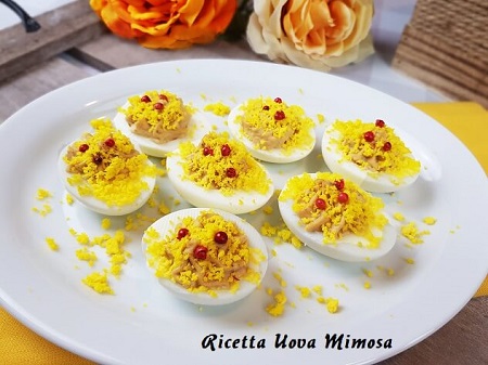 Ricetta Uova Mimosa