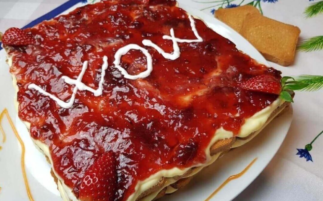 TORTA FETTE BISCOTTATE MASCARPONE E MARMELLATA