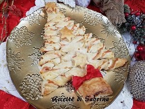 Albero di Natale di Pasta Sfoglia