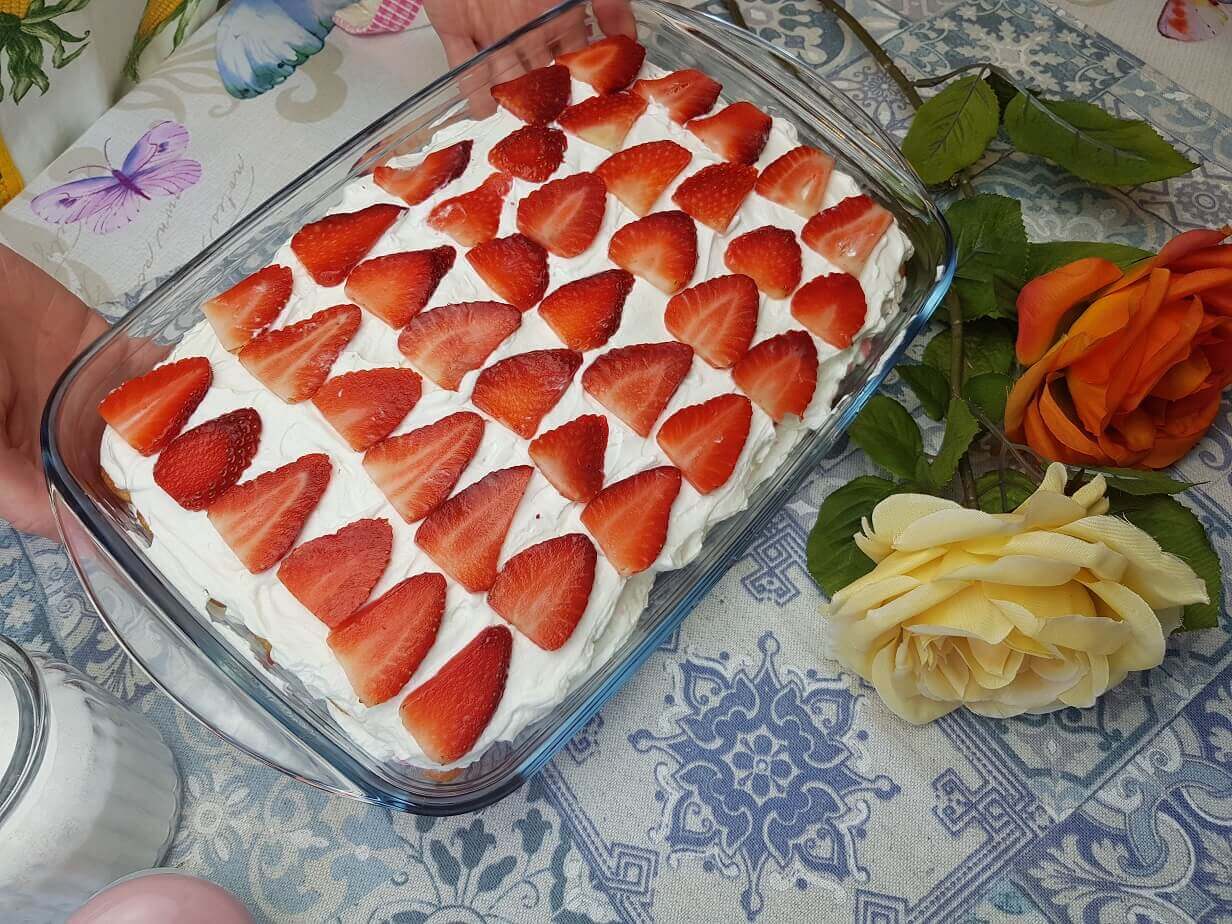 Tiramisù alle fragole