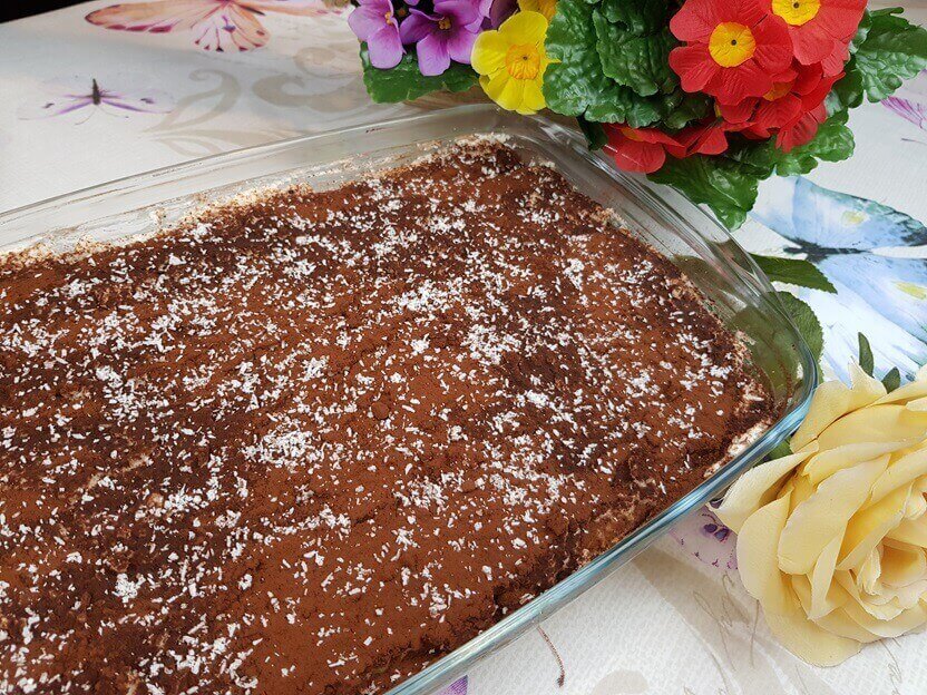 Tiramisù cocco e nutella