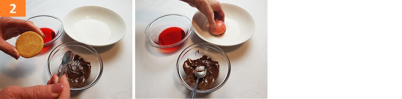 Preparazione delle Pesche Dolci con Nutella